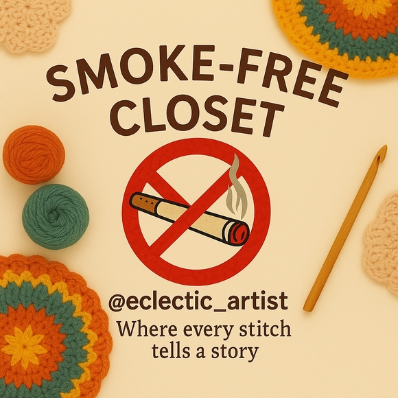 Notification Live Show Hand Crafted Upcycled Art Handmade Crochet Hablo Español - Picture 17 of 17